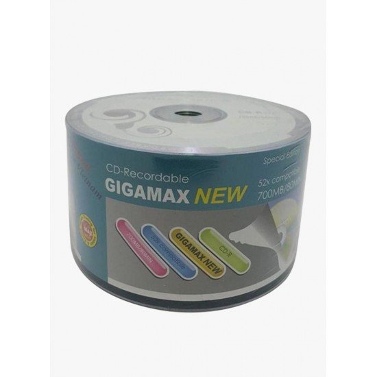 Gigamax 50-Piece Recordable DVD Multicolour