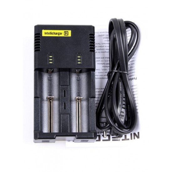 Nitecore Intellicharger i2 Battery Charger Black/Yellow