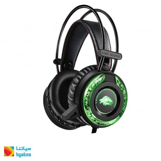 A5 GAMING BACKLIGHT HEADSET FOR PC, USB , BLACK