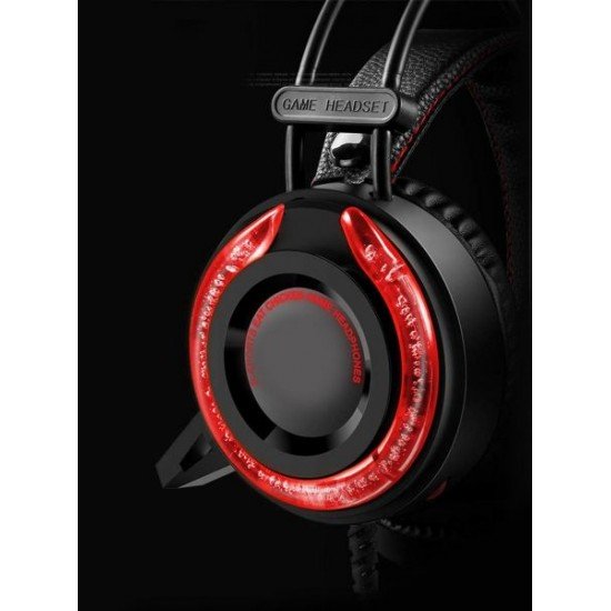 A5 GAMING BACKLIGHT HEADSET FOR PC, USB , BLACK