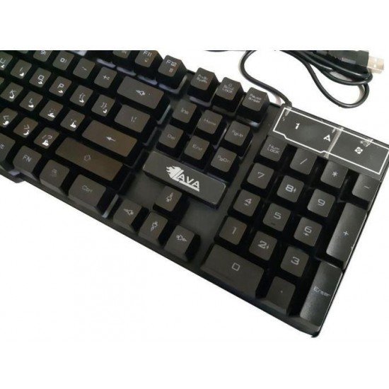 Lava ST-22 Backlight Gaming Wired Keyboard - Silent Edition