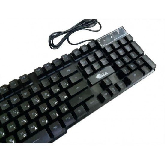 Lava ST-22 Backlight Gaming Wired Keyboard - Silent Edition