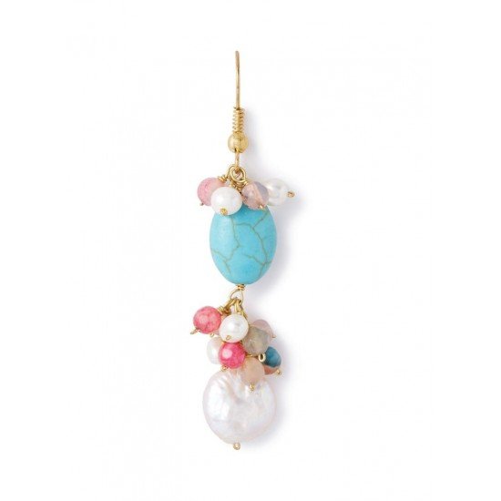 Bohemia Jewels Pearl Hook Earrings