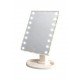 Cosmetic Mirror With 16 LED Light Beige