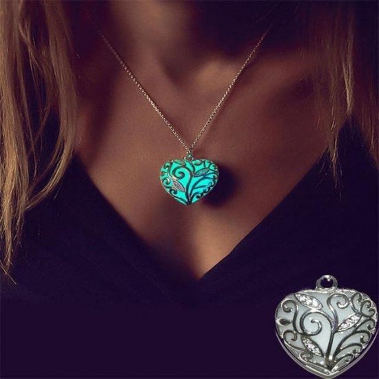 Glowing Heart Necklace