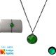 Glowing Moon Necklace And Bracelet - Black