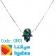 Opal Hamsa Luck Hand Necklace